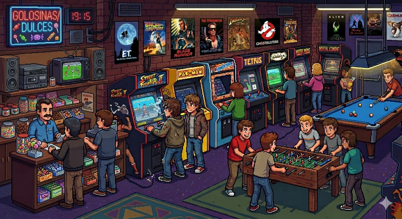 Salón Recreativo años 80